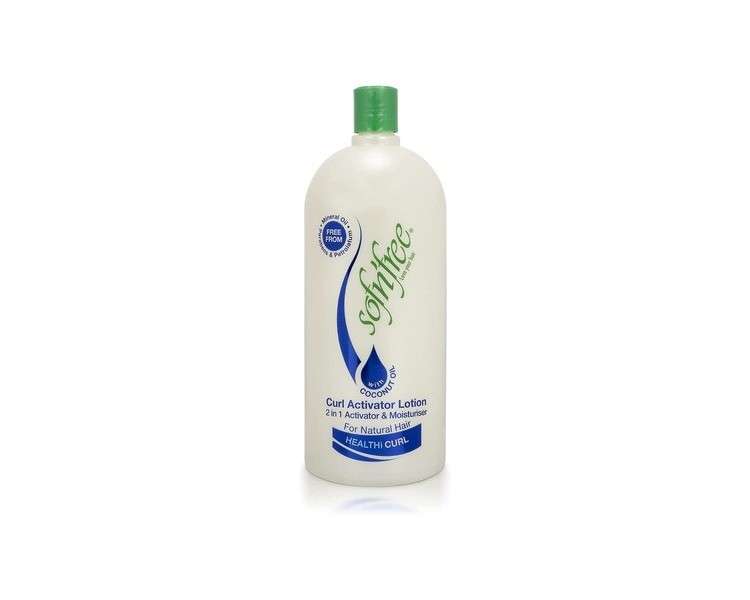 Sofn'Free Moisturizer & Curl Activator for Natural Hair Soft Curls and Waves 33.8 fl oz 1000ml