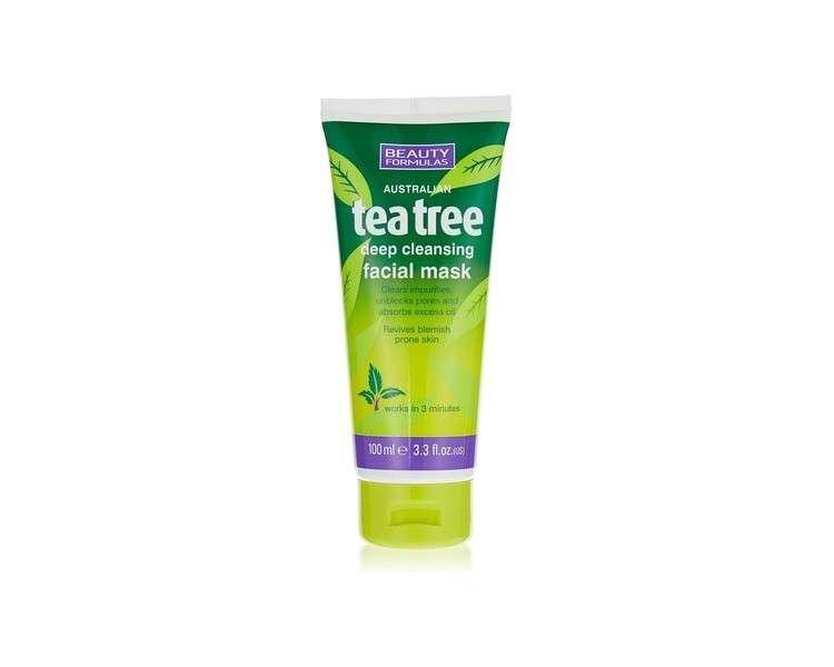 Beauty Formulas Australian Tea Tree Deep Cleansing Facial Mask