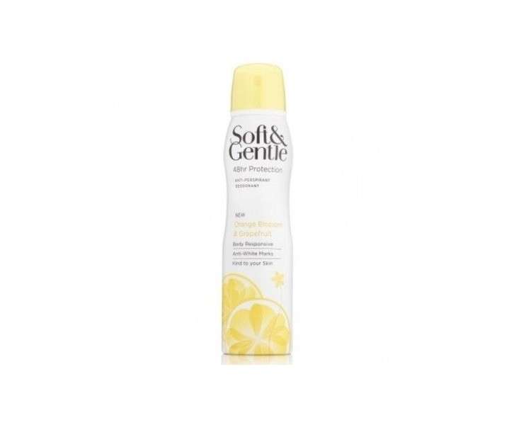 Soft & Gentle Orange Blossom & Grapefruit 48H Antiperspirant Deodorant 150ml