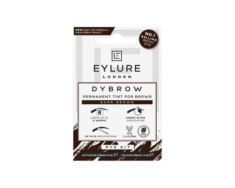 Eylure DYBROW Eyebrow Dye Kit Dark Brown