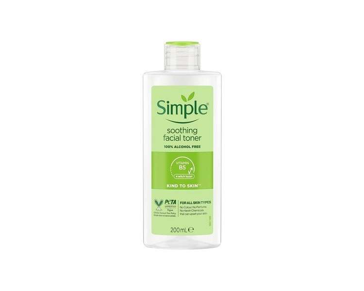 Simple Kind to Skin Soothing Facial Toner Alcohol-Free 200ml
