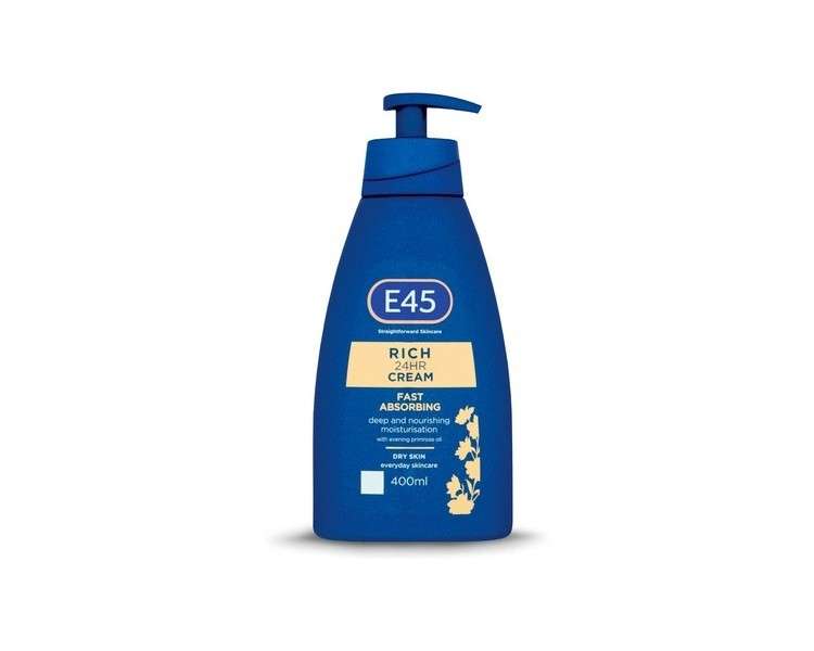 E45 Rich Cream with Evening Primrose Oil 400ml