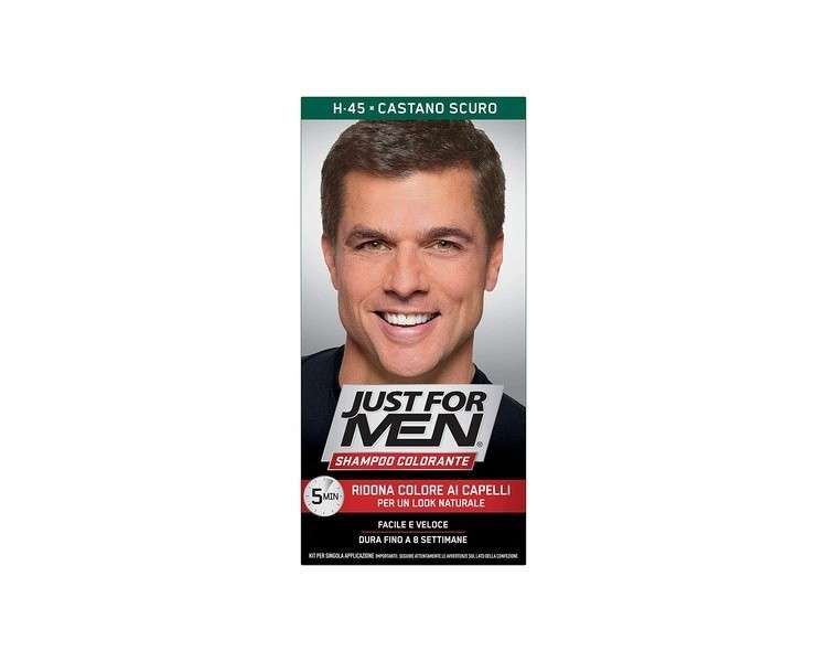 Just For Men Dark Brown Hair Coloring Shampoo H-45 30ml