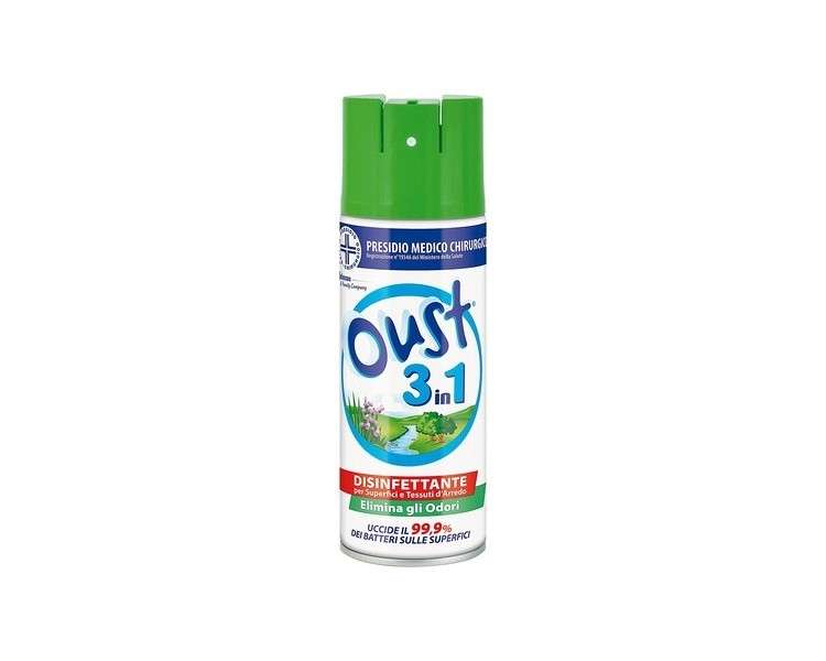 Oust 3-in-1 Disinfectant Eliminates Odours 400ml