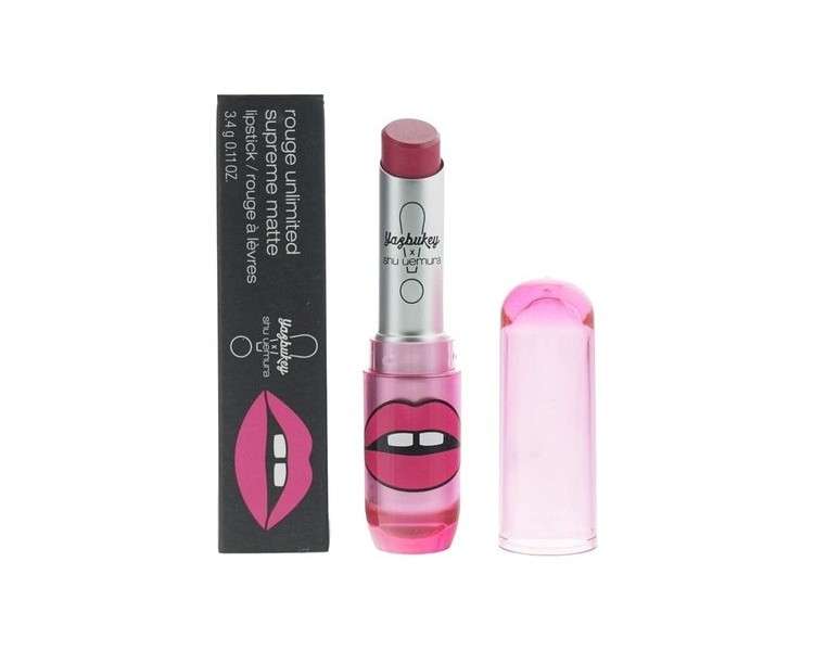 Shu Uemura Rouge Unlimited Supreme Matte Yazbukey M PK 376 Cyclamen Sound Lipstick 3.4g