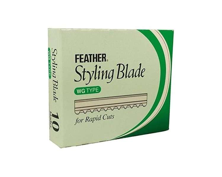 Feather WG Type Rapid Cut 10 Styling Blades