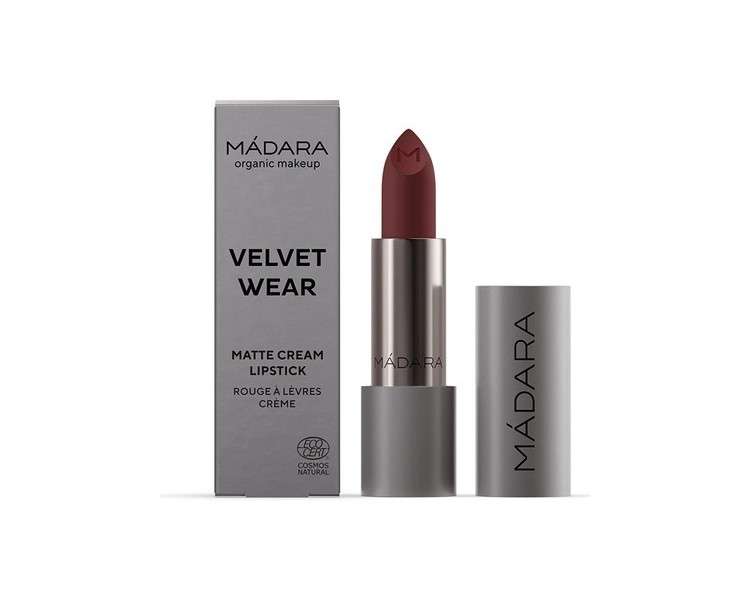 Mádara Velvet Wear Matte Cream Lipstick Dark Nude