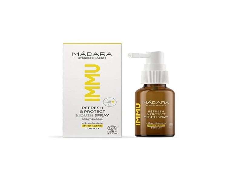 MÁDARA Organic Skincare IMMU Refresh & Protect Mouth Spray 30ml - Ecocert Certified