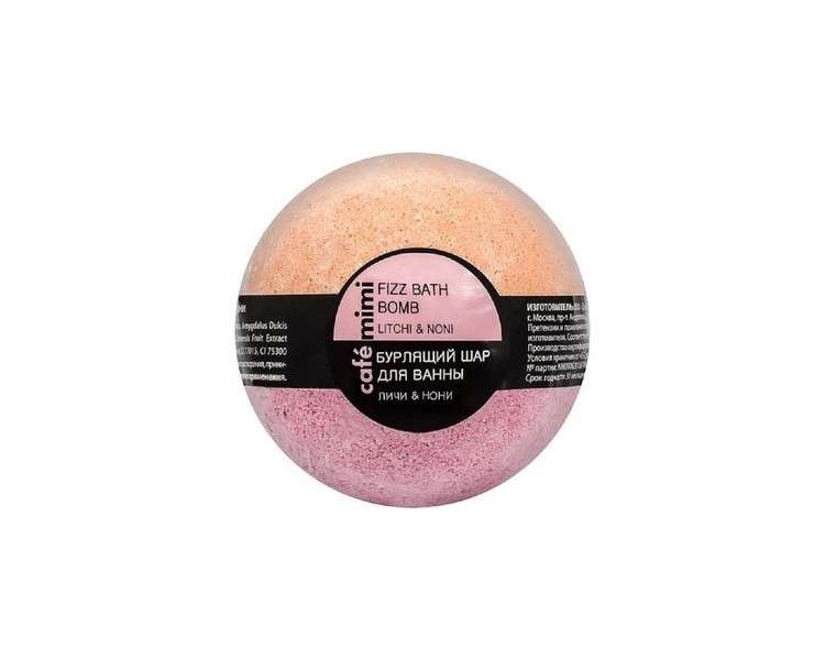 Natural Cosmetics Litchi and Noni Bath Bubble Ball 120g