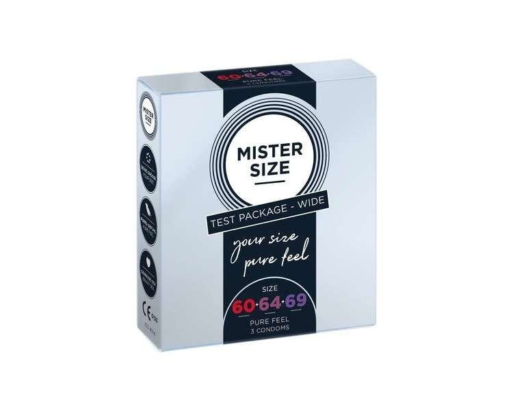 MISTER SIZE Condoms Ultra Thin (60-64-69 mm) XL - 3XL Size