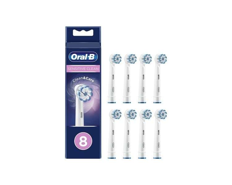 Oral-B Sensitive Clean Electric Toothbrush Clean & Care 8 pcs