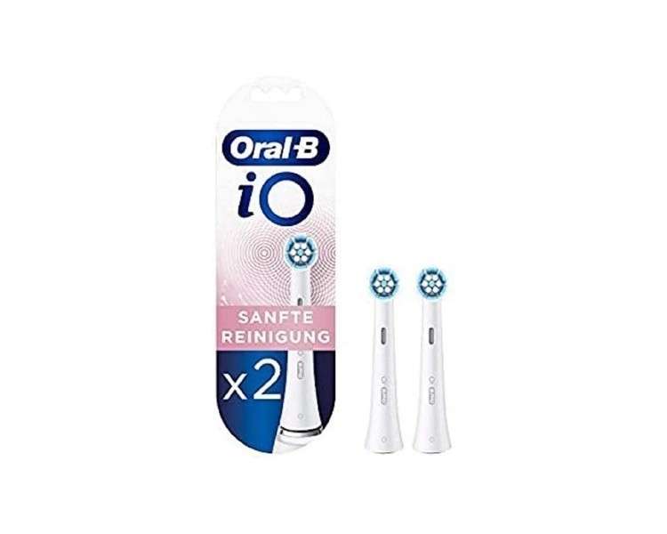 Oral-B iO Gentle Cleaning Replacement Brush Heads for Electric Toothbrush White 2pcs