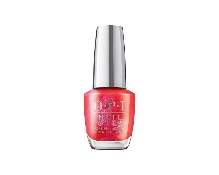 Opi Infinite Shine Nail Polish Long Wear Lacquer ISLD55 Pearl Red 15ml