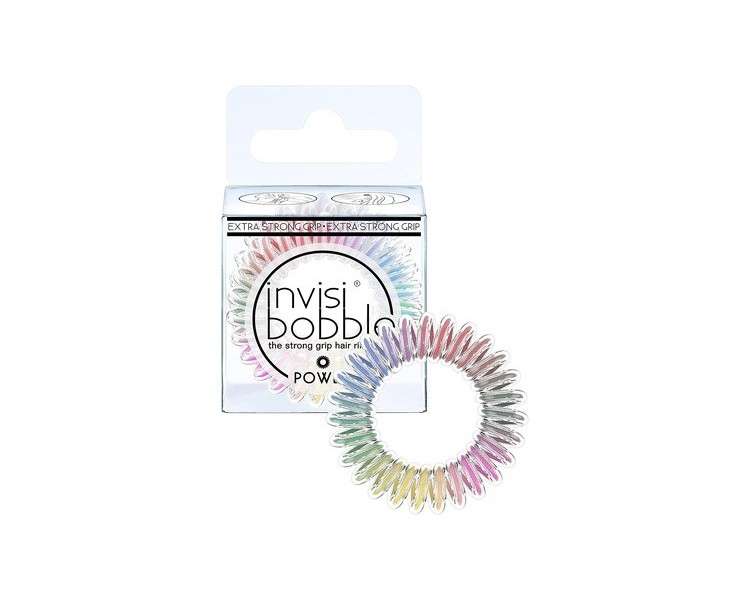 Invisibobble Power Magic Rainbow Hair Scrunchie 3 Spiral Hair Bobbles Colourful Girls Women Men Extra Strong Designed in the Heart of Munich