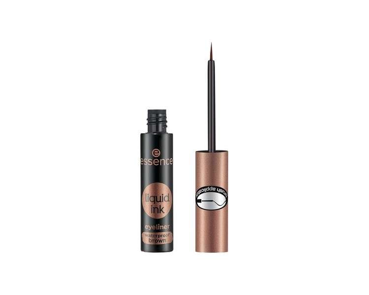 Essence Liquid Ink Waterproof No. 02 Ash Brown Eyeliner 3ml