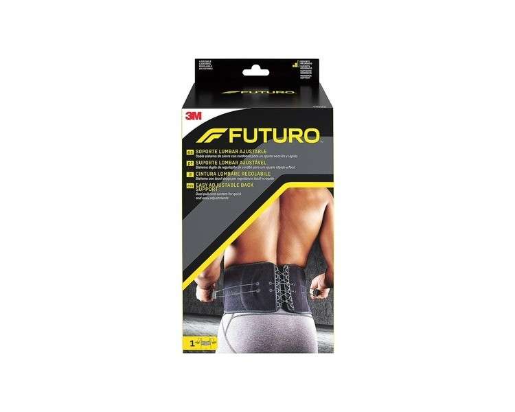 FUTURO Easy Adjustable Back Support - Dual Pull Cord System for Quick and Easy Adjustments