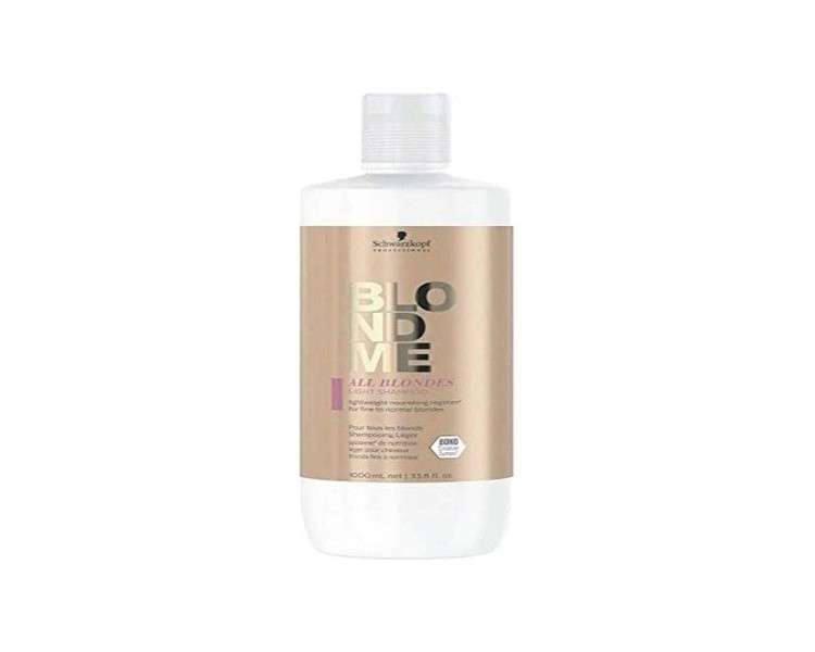 Schwarzkopf Blondme Keratin Restore All Blondes Light Shampoo 1000ml