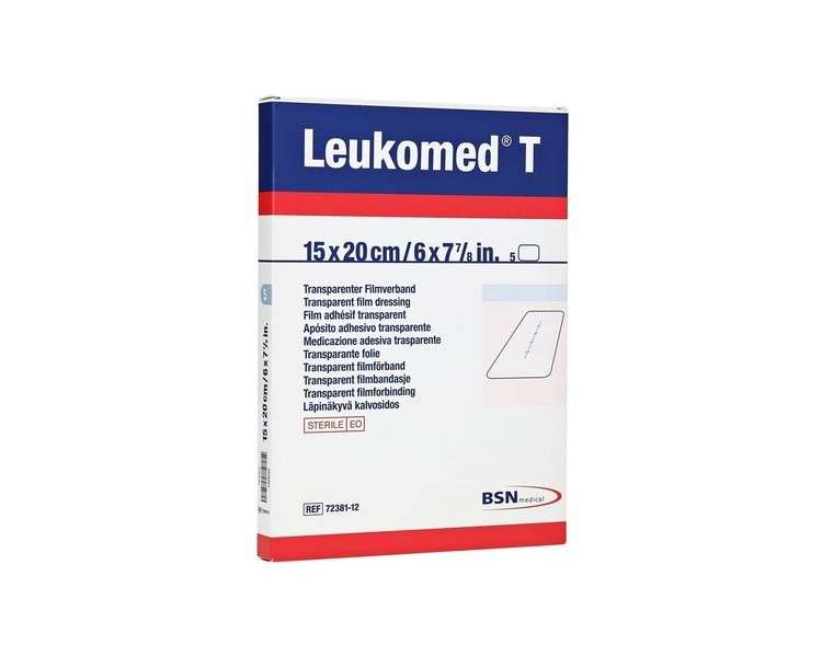 Leukomed Transp Sterile Plaster 15x20cm