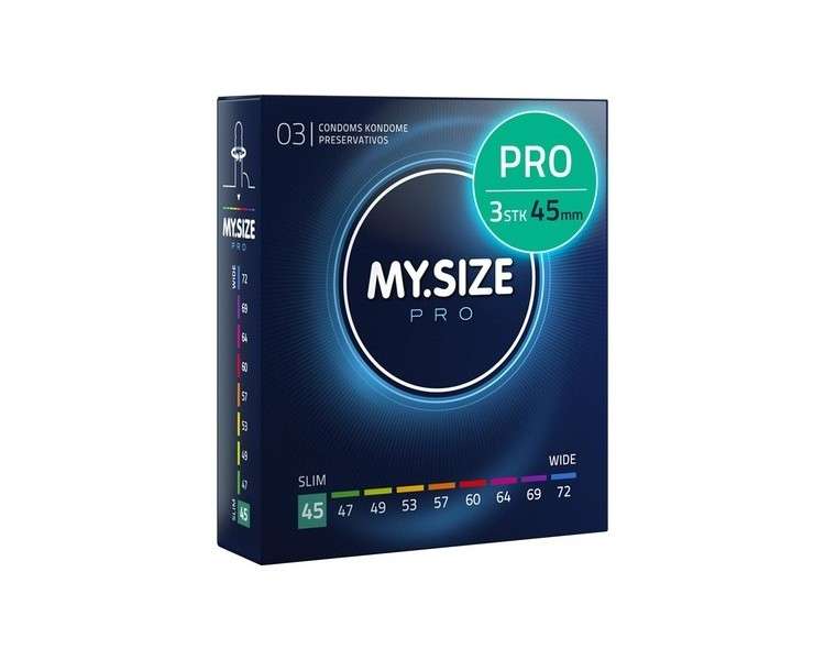 MY.SIZE PRO Condom Size 0 45mm 3 Pieces