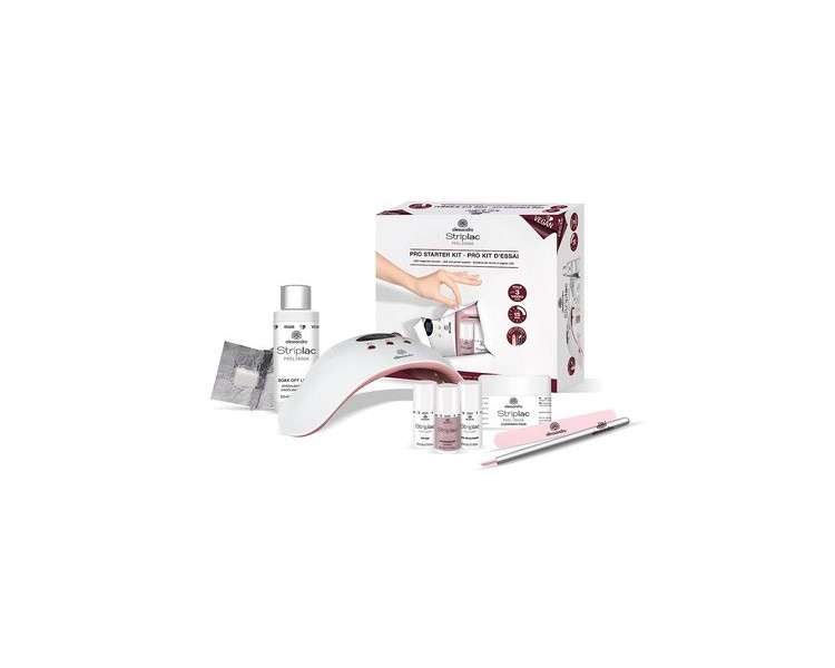 alessandro Striplac Peel or Soak New Standard Kit - Salon Perfect Nails at Home - Includes Nail Polish, Top Coat and Hoof Stick - 11 pc