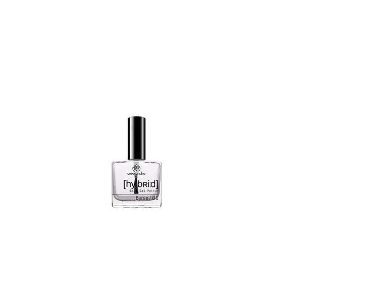 Alessandro Hybrid Nail Polish Base Coat - No LED Required - Perfect Nails in 3 Steps - Up to 10 Day Wear 8ml