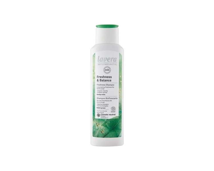 Lavera Freshness and Balance Shampoo Hair Care Natural Cosmetics Vegan Certified 250ml