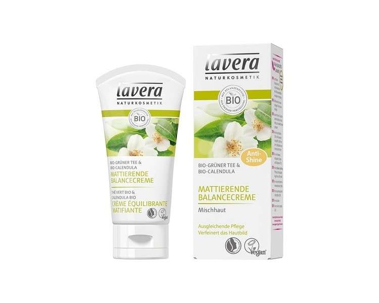 Lavera Matting Balance Cream Organic Green Tea and Organic Calendula 50ml