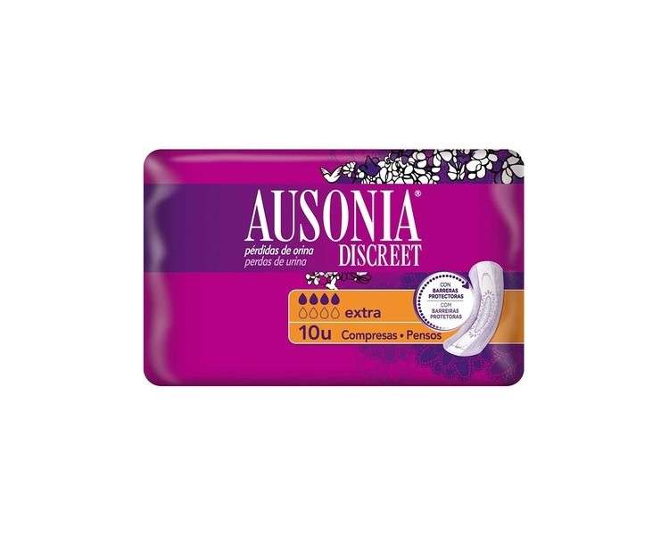 Ausonia Discreet Incontinence Pads Extra 10 Units