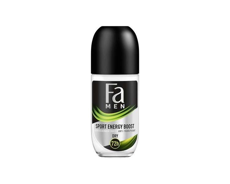 Fa Men Sport Energy Boost Anti-Transpirant Deo Roll-On with Refreshing Scent 50ml