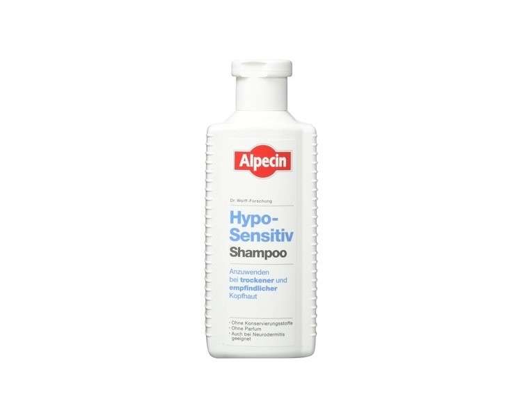 Alpecin Hyposensitive Hair Shampoo for dry and very sensitive skin 250ml