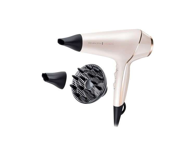 Remington PROluxe Ionic Hair Dryer 2400W with OPTIheat Technology and 3 Styling Attachments - AC9140 Single