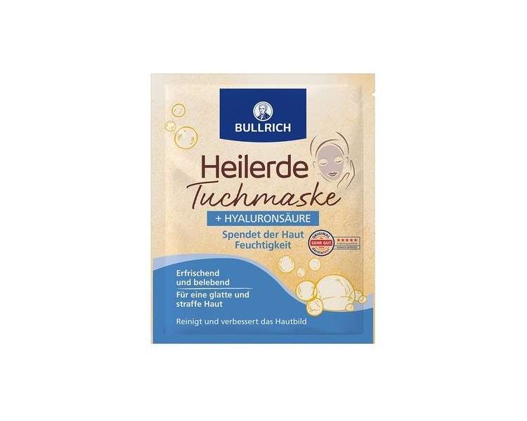 Bullrich Heilerde Face Mask with Hyaluronic Acid Moisturizer - 1 Mask