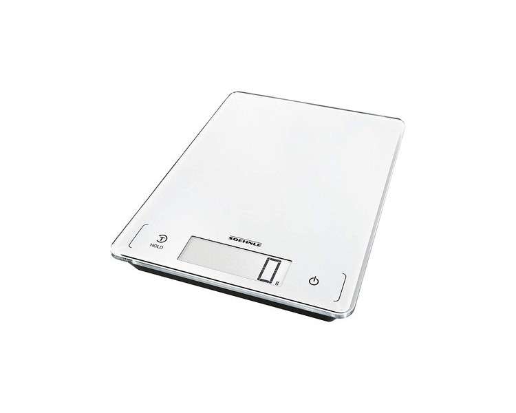 Soehnle Page Profi 300 Digital Food Scale for Cooking and Meal Prep 20kg White