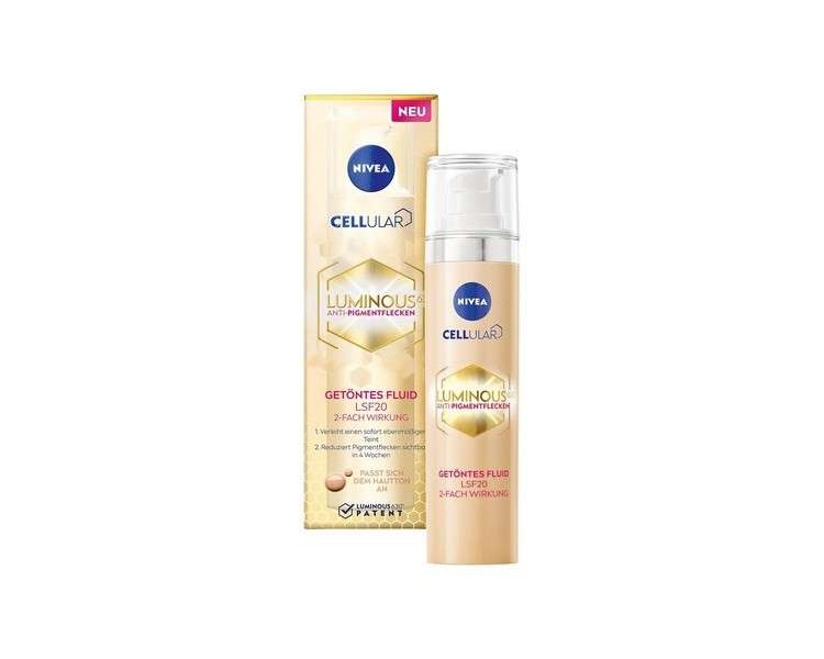 NIVEA Cellular Luminous 630 Tinted Fluid with SPF 20 40ml