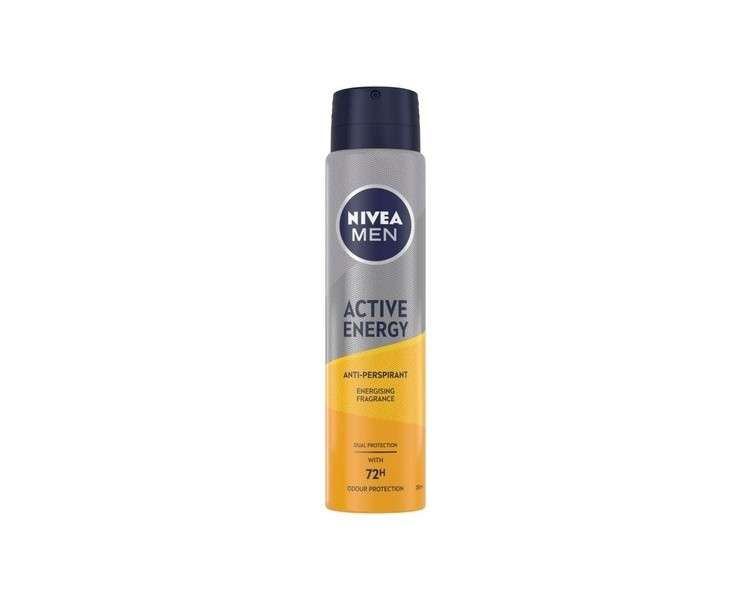 NIVEA MEN Dry Energy Deodorant Spray 250ml