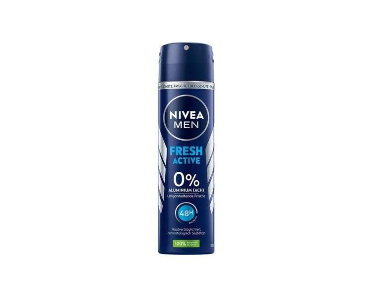 Nivea Men Fresh Active Deodorant Spray 150ml
