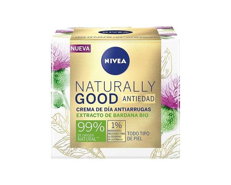 Nivea Naturally Good Anti Wrinkle Day Cream 50ml