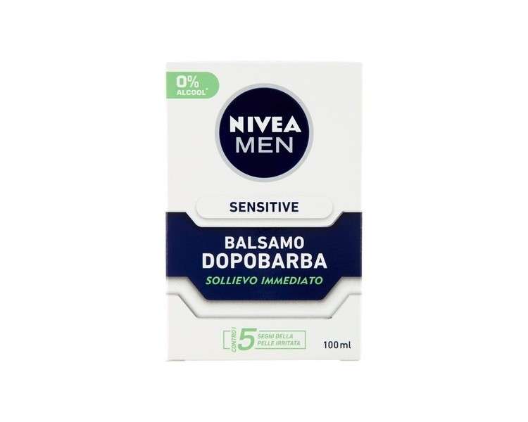 NIVEA MEN Sensitive Aftershave Balm Extra Gentle with Chamomile Extract and Vitamin E 100ml