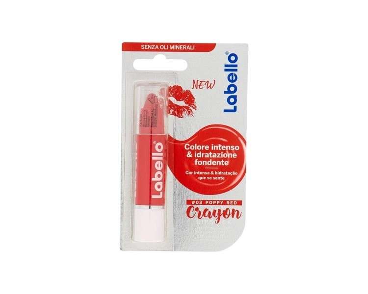 Nivea Labello Crayon Lipstick Poppy Red 3.3ml