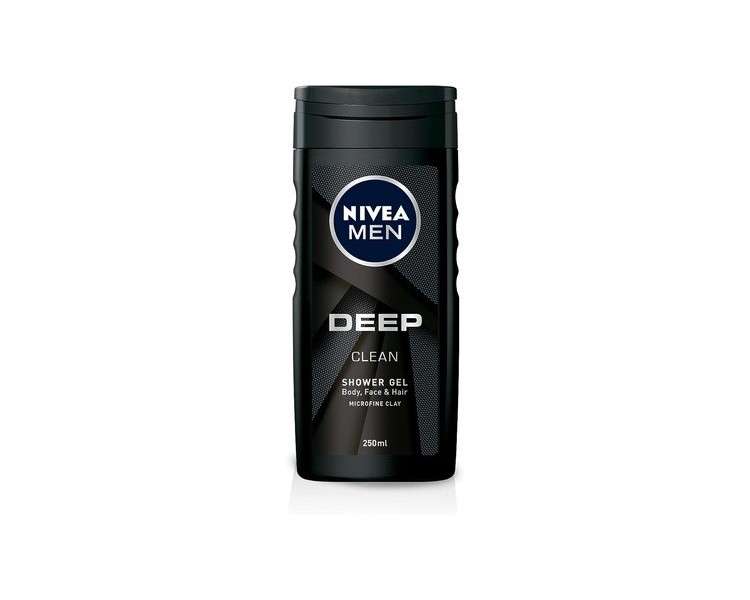 Nivea Men Deep Clean Shower Gel 250ml