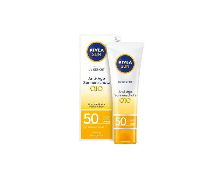 Nivea Face Anti-Aging Sunscreen Q10 with SPF 50 50ml