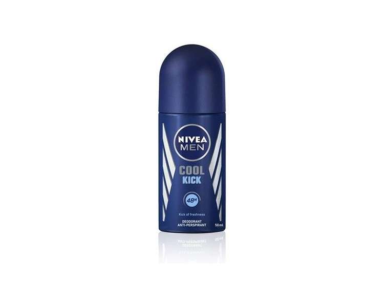 Nivea Men Cool Kick Roll-On Deodorant Anti-Perspirant 50ml