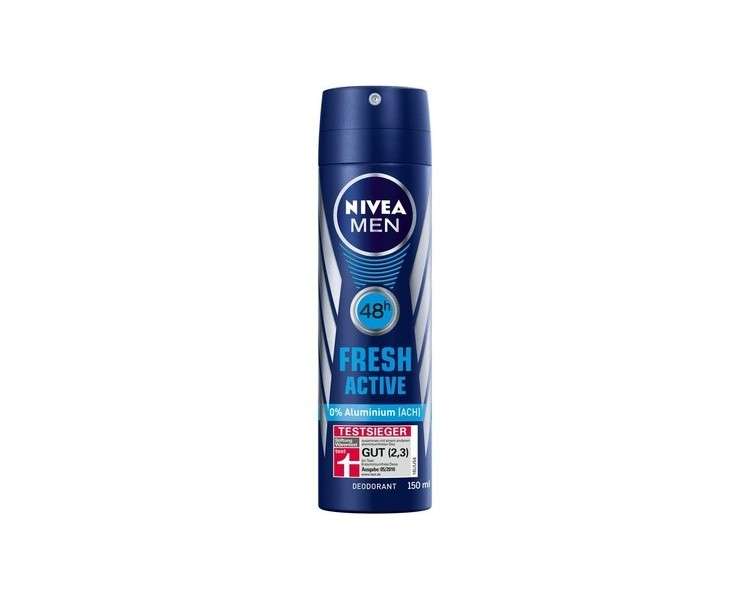 Nivea Men Deodorant Spray for Men Deodorant Protection Aluminium Free 150ml