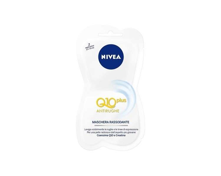 Q10 Anti-Wrinkle Power Serum Infused Firming Face Sheet Mask