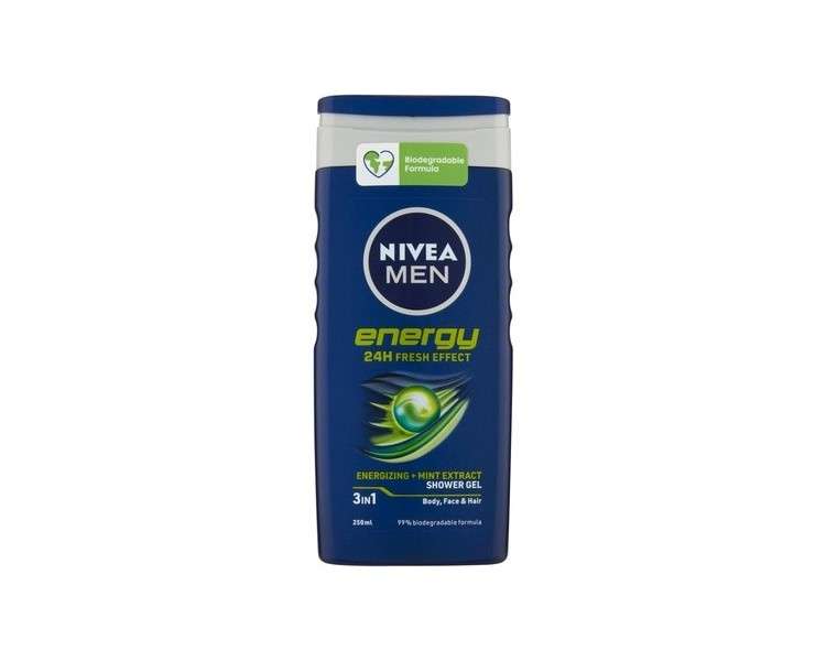 Nivea Men Energy Shower Shampoo 250ml