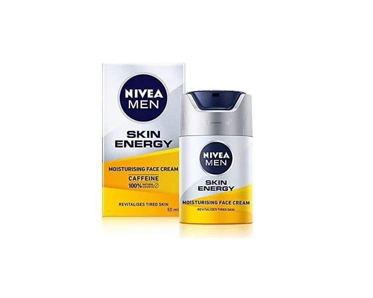 NIVEA MEN Skin Energy Caffeine Moisturizing Face Cream 50ml