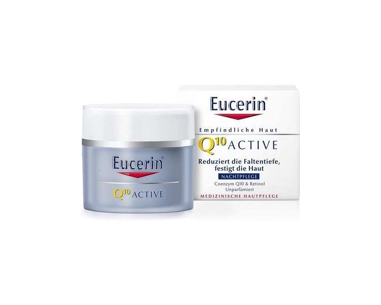 Eucerin Q10 Active Anti-Wrinkle Night Cream 50ml