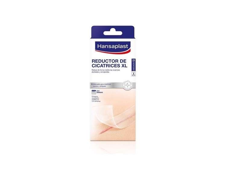 Hansaplast XL Scarring Reducer Clear Dressing 21 Count