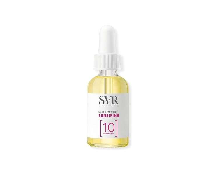 SVR SENSIFINE Nourishing Soothing Face Night Oil for Dry Sensitive Allergy-Prone Reactive Skin 30ml