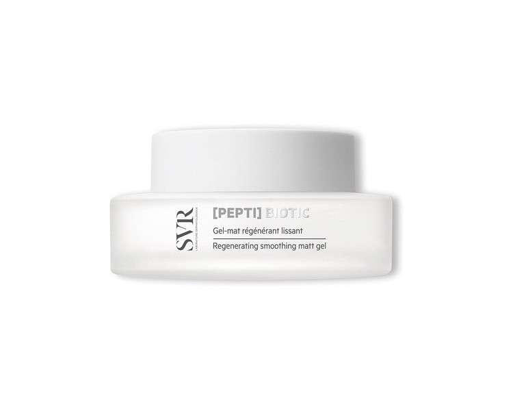 SVR [PEPTI] BIOTIC Balancing Anti-Ageing Face Matt Gel for Oily-Combination Skin with Peptides, Hyaluronic Acid, Probiotics and Stabilized Vitamin C 50ml